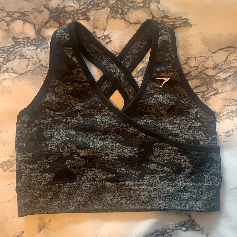 Gymshark Camo Seamless Sports Bra